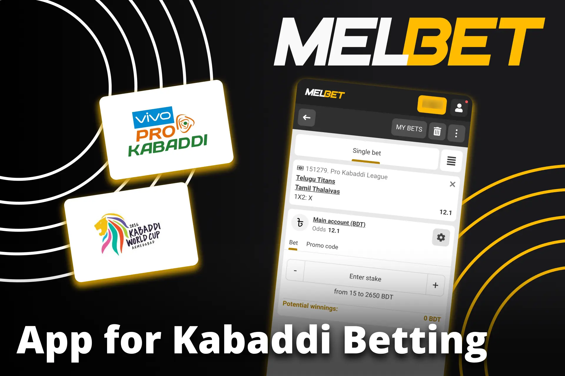 You can download and install the Melbet app to be able to place bets from a smartphone.