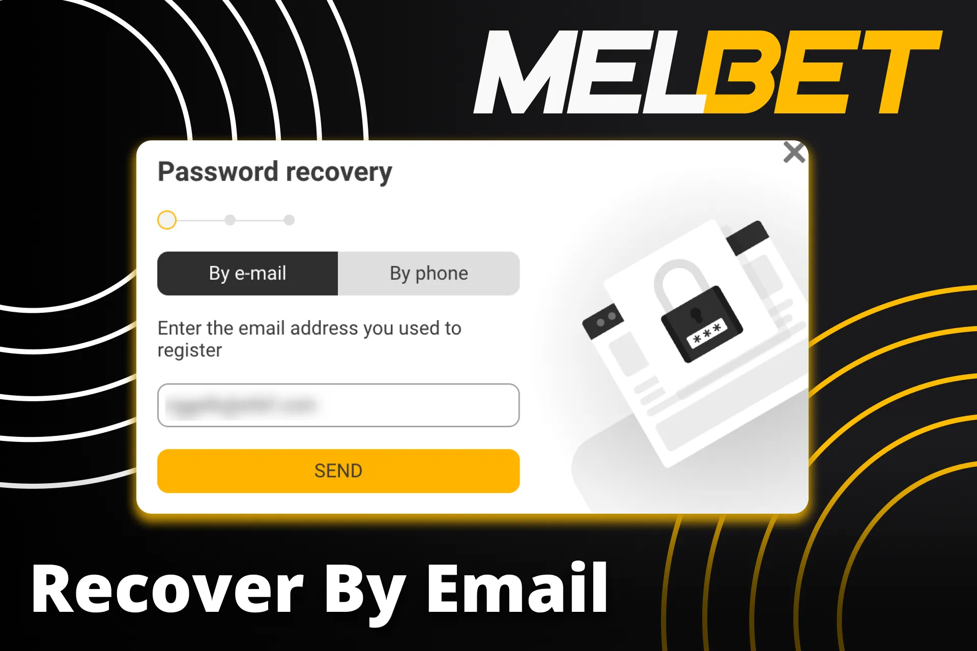 Recover your Melbet password via email.