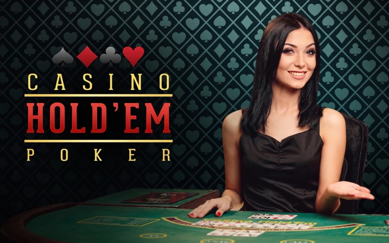 Challenge the dealer in official Melbet Casino Hold'Em card games.