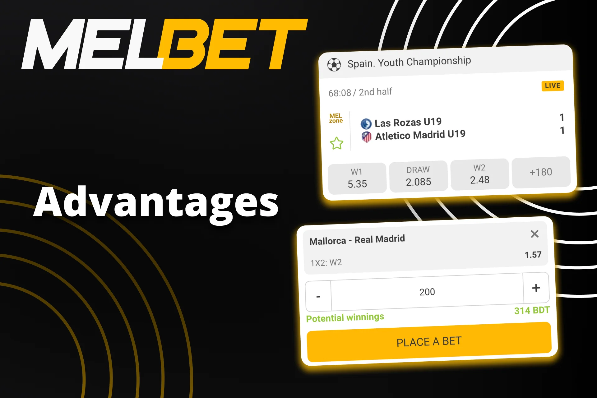 Explore football markets and win at Melbet.