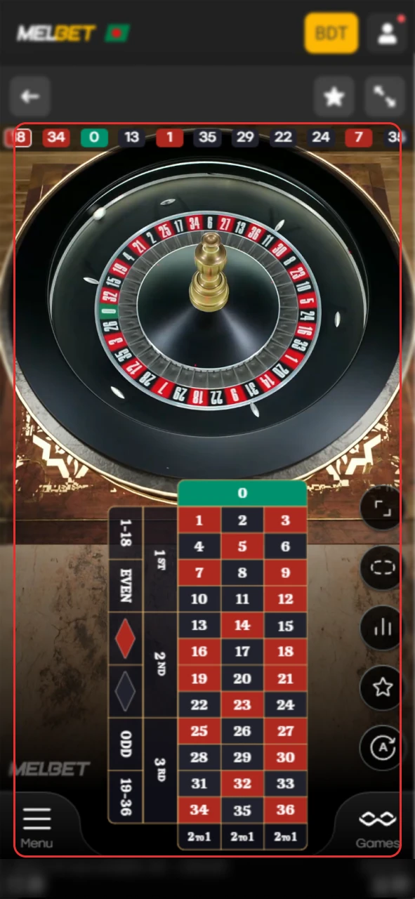 Place your first real money bet at official Melbet casino.