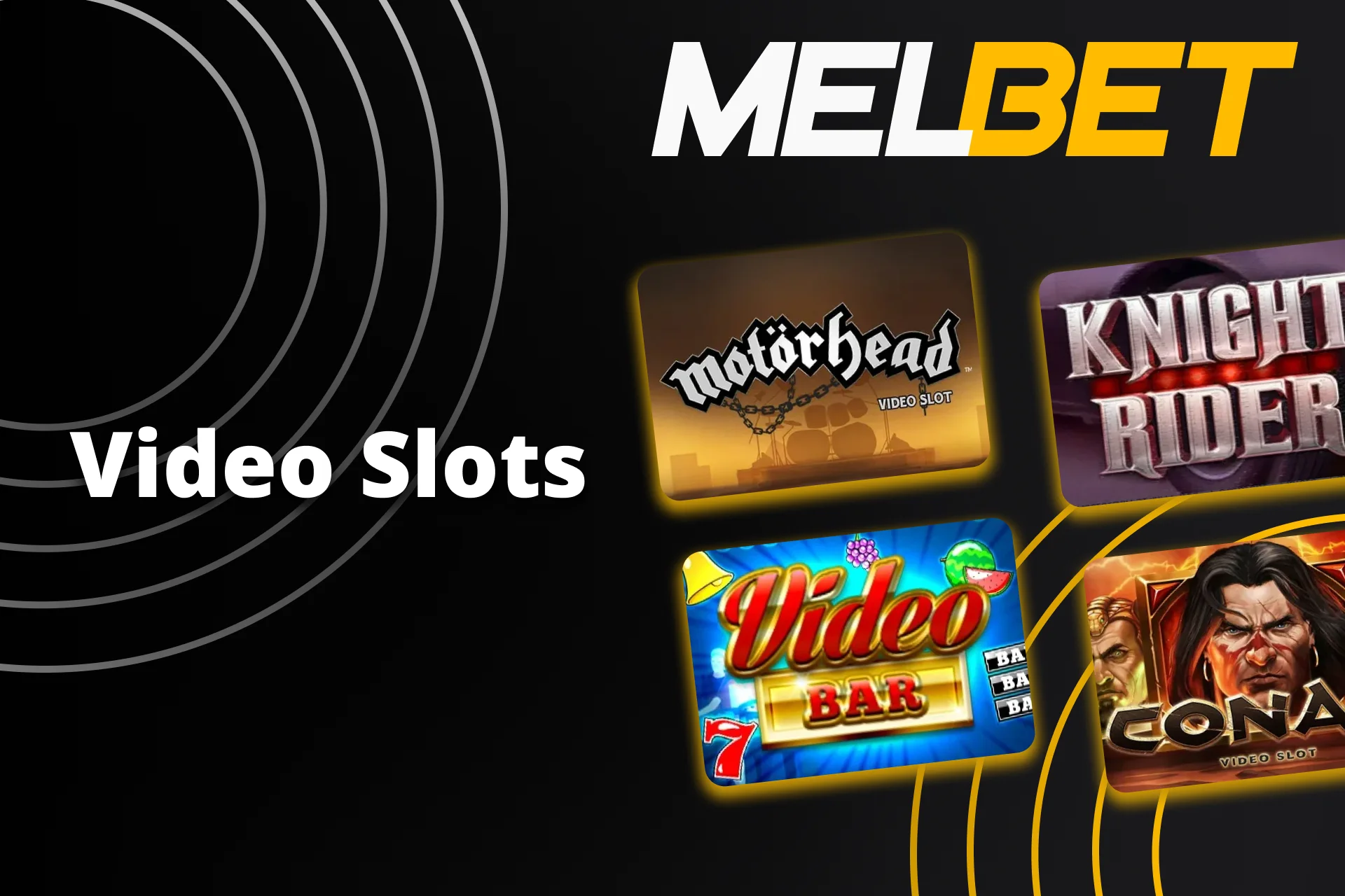 Play five-reel video slots and win at Melbet.
