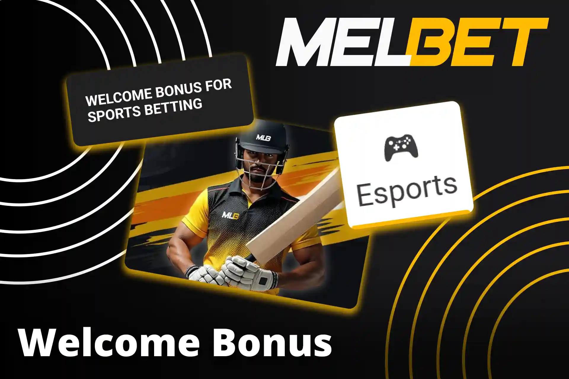 Get a bonus from Melbet for betting on esports.
